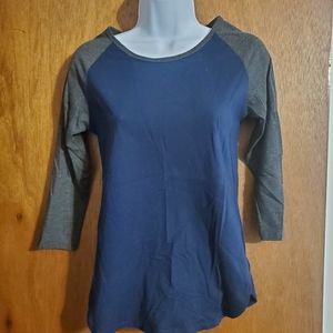 3/4 sleeve baseball tee